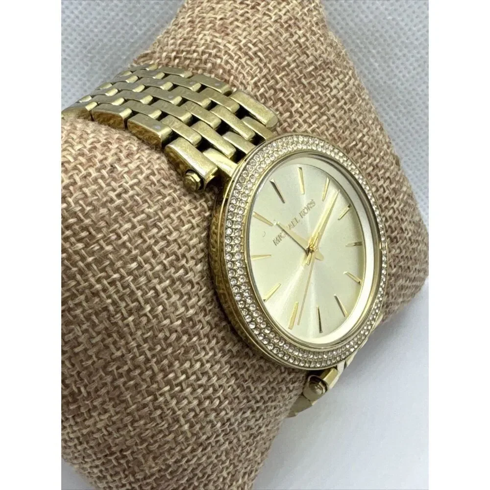 Michael Kors MK3398 Women's Gold Stainless Steel Analog Dial Quartz Watch JNA642